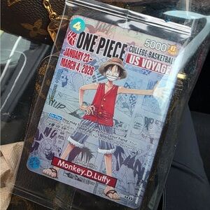 One Piece Monkey D. Luffy U.S. College Basketball Promo Card Houston